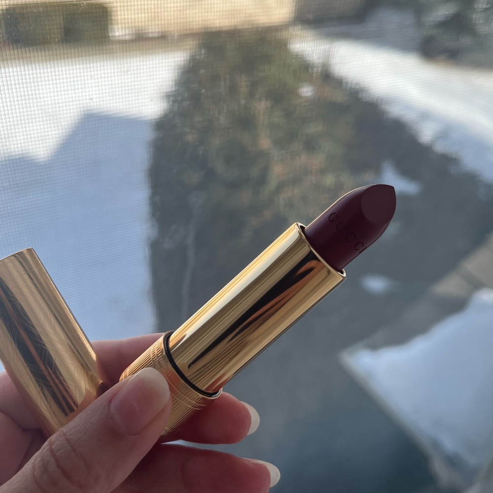 [New] Gucci Long Lasting Satin Lipstick- 202 Moira Sienna - Picture 5 of 6